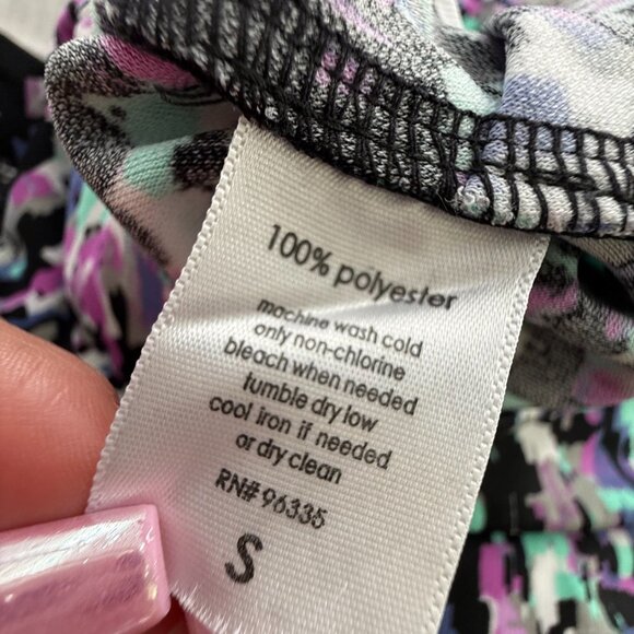 Susana Monaco Shift Dress Short Cap Sleeves Vibrant‎ Abstract Print Small - Picture 8 of 10